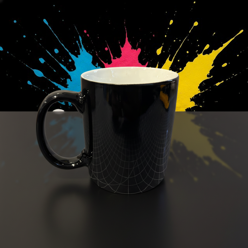 Custom DTF print on a drinkware
