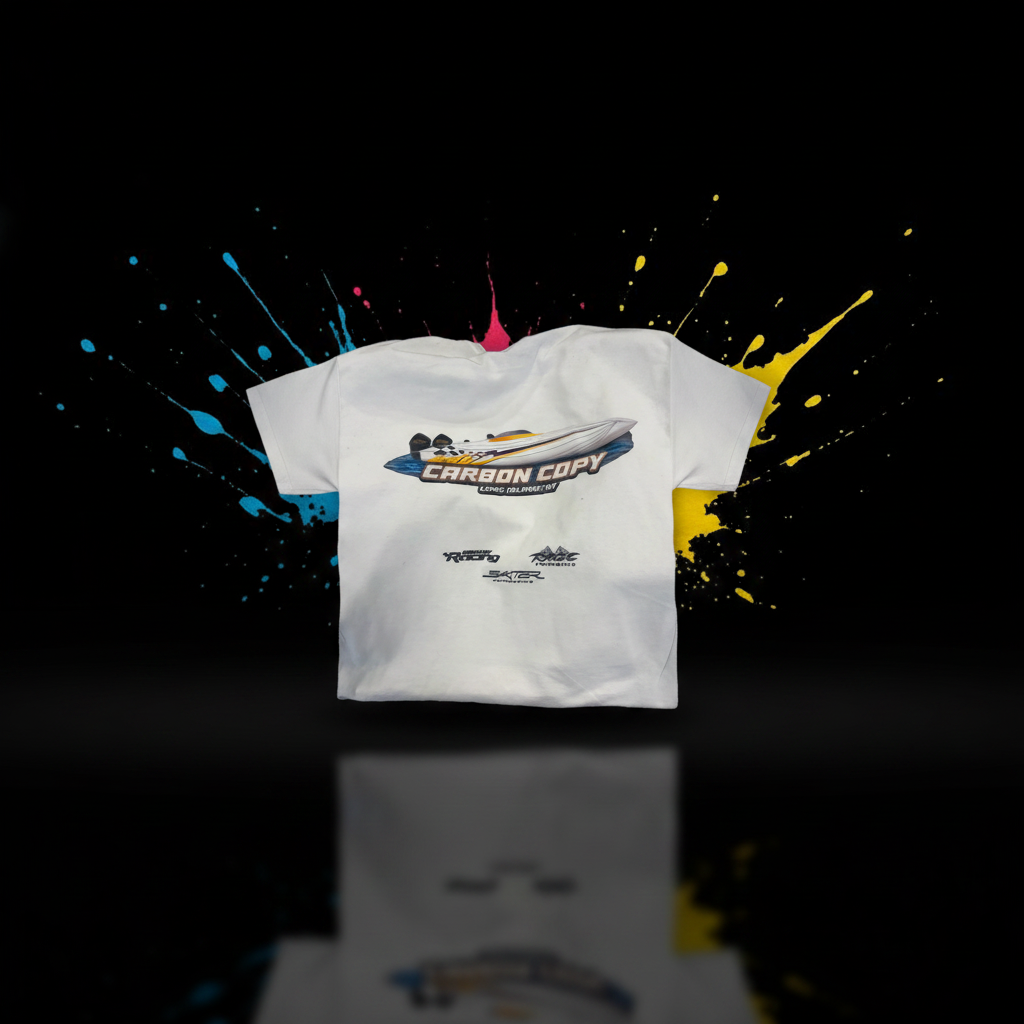 Custom DTF print on a t-shirt