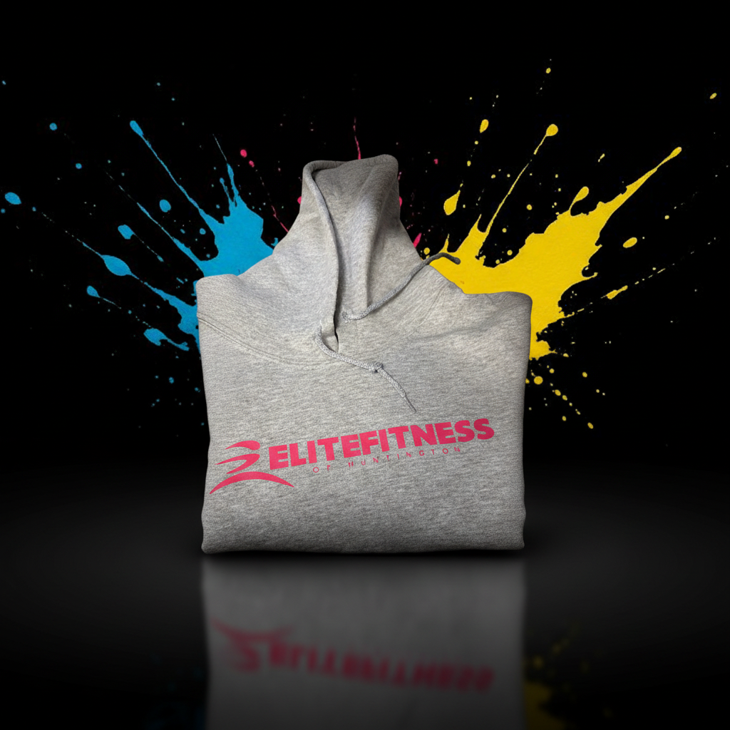 Custom DTF print on a hoodie