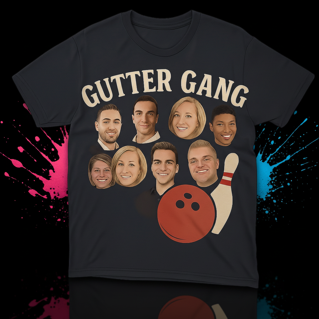 Custom DTF print on a t-shirt