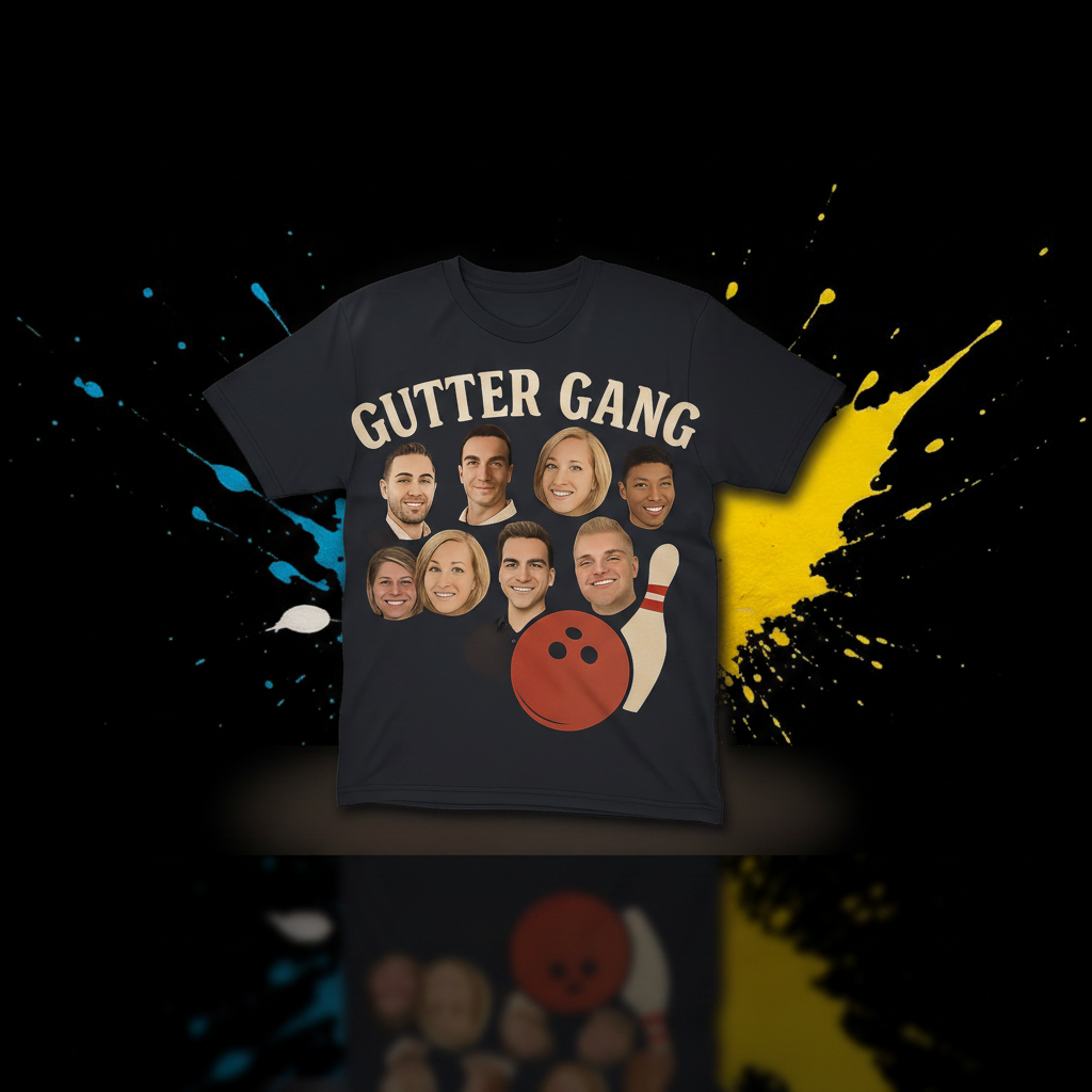 Custom DTF print on a t-shirt
