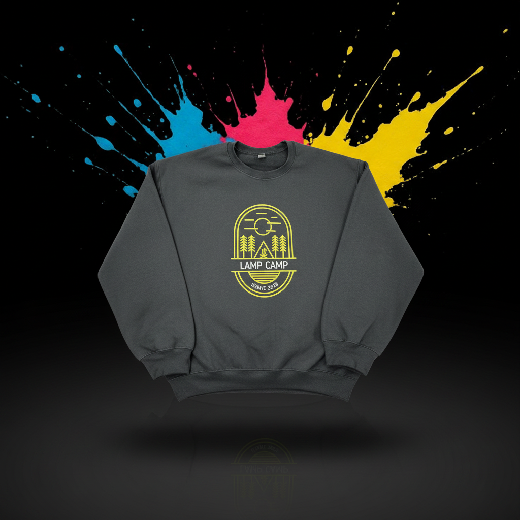 Custom DTF print on a hoodie