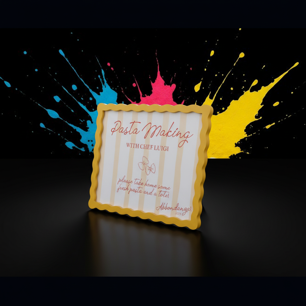 Custom DTF print on a engraved gift