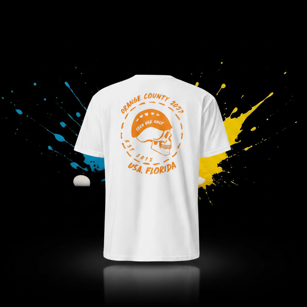 Custom DTF print on a t-shirt