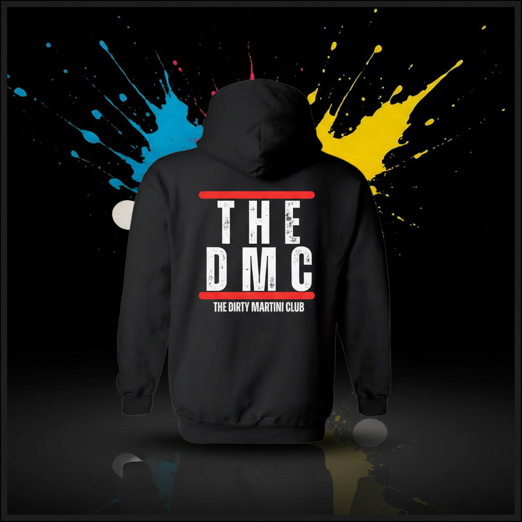 Custom DTF print on a hoodie