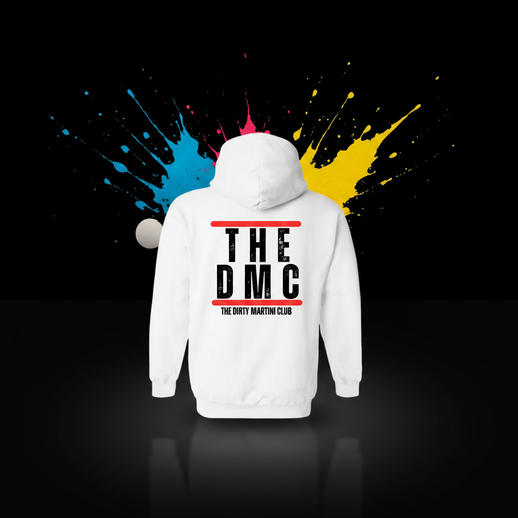 Custom DTF print on a hoodie