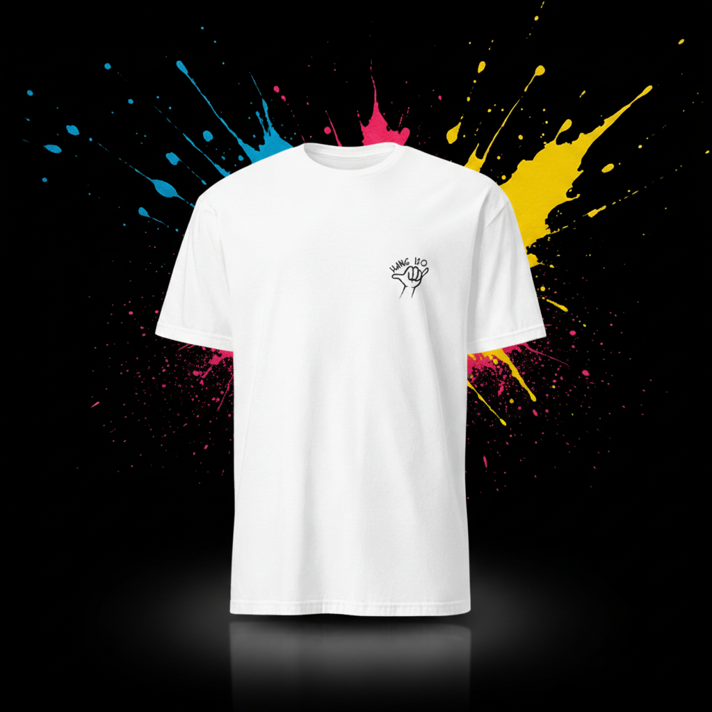 Custom DTF print on a t-shirt
