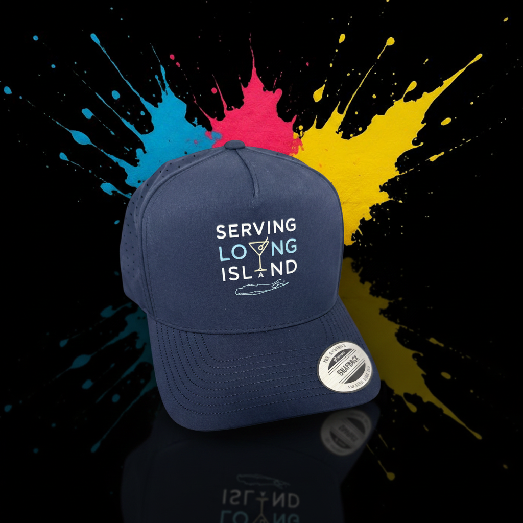 Custom embroidery on a hat