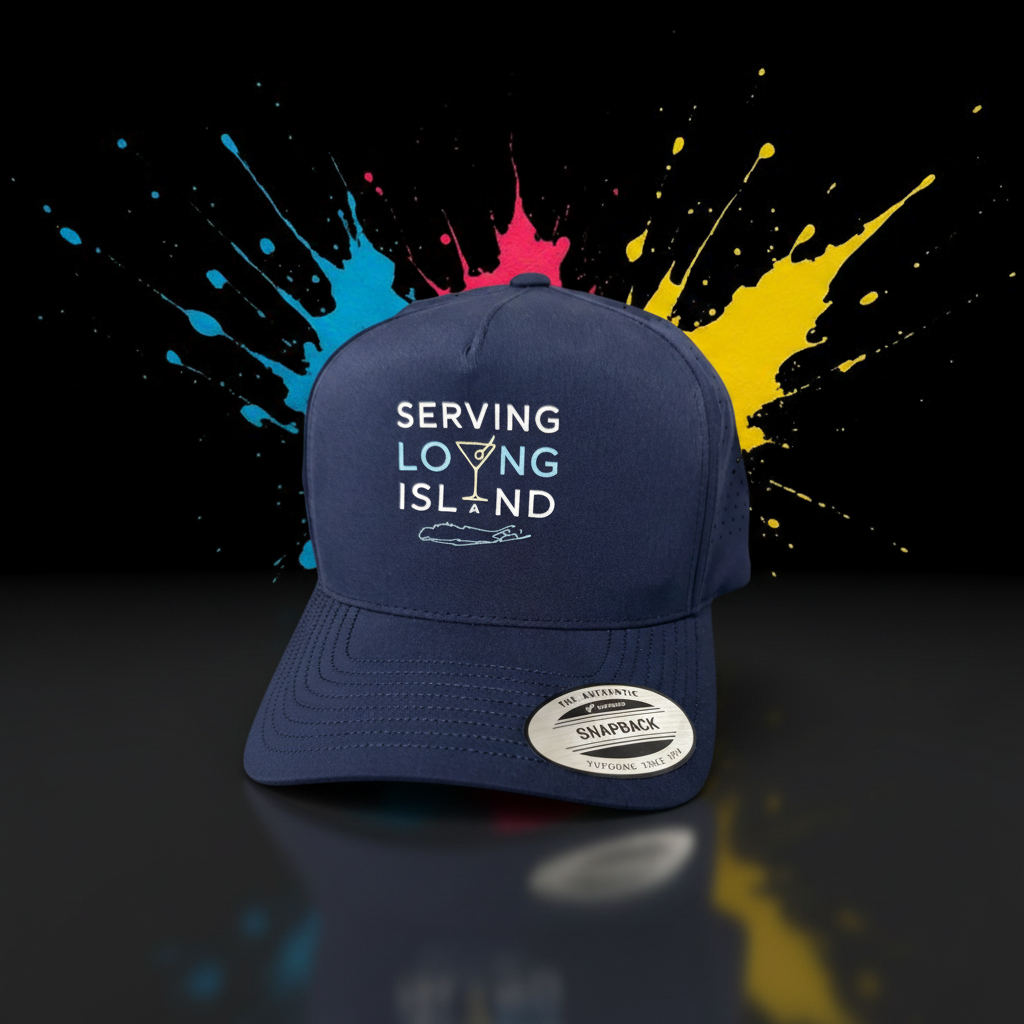 Custom embroidery on a hat