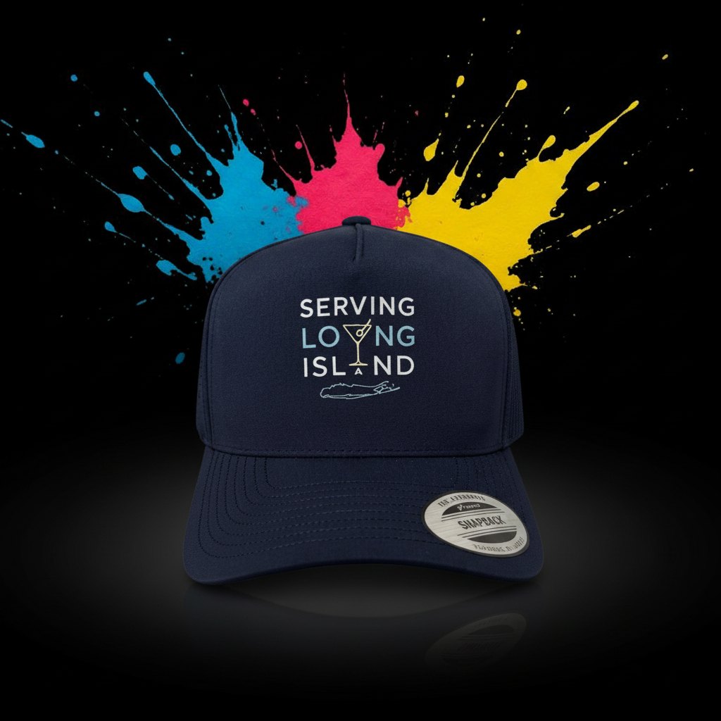 Custom embroidery on a hat